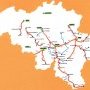 Lijnen waarop de tunnels van het Belgische net gelegen zijn